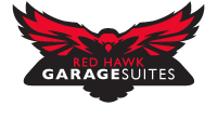 Red Hawk Garage Suites Logo